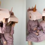 jednorożec 3D mask koko cardboards