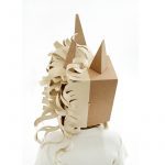 tekturowa maska jednorżec 3D koko cardboards